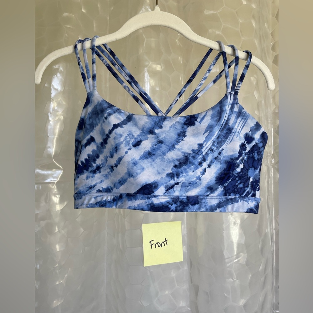 GapFit Eclise Medium Support Strappy Sports Bra Women's Size Medium